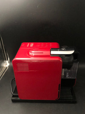 Red Nespresso Delongli Latissma coffee maker