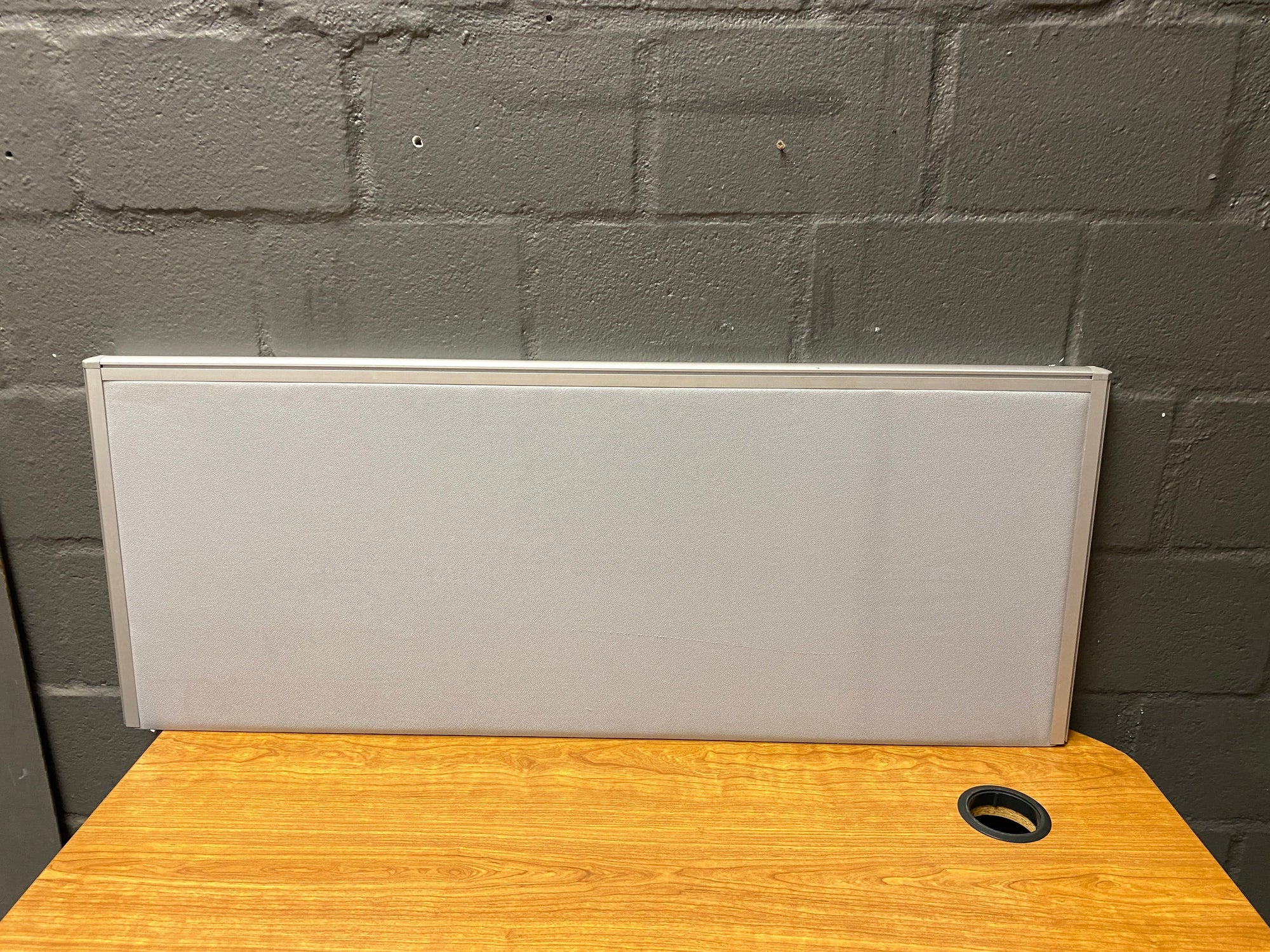 Grey Desk Divider 118cm by 47cm