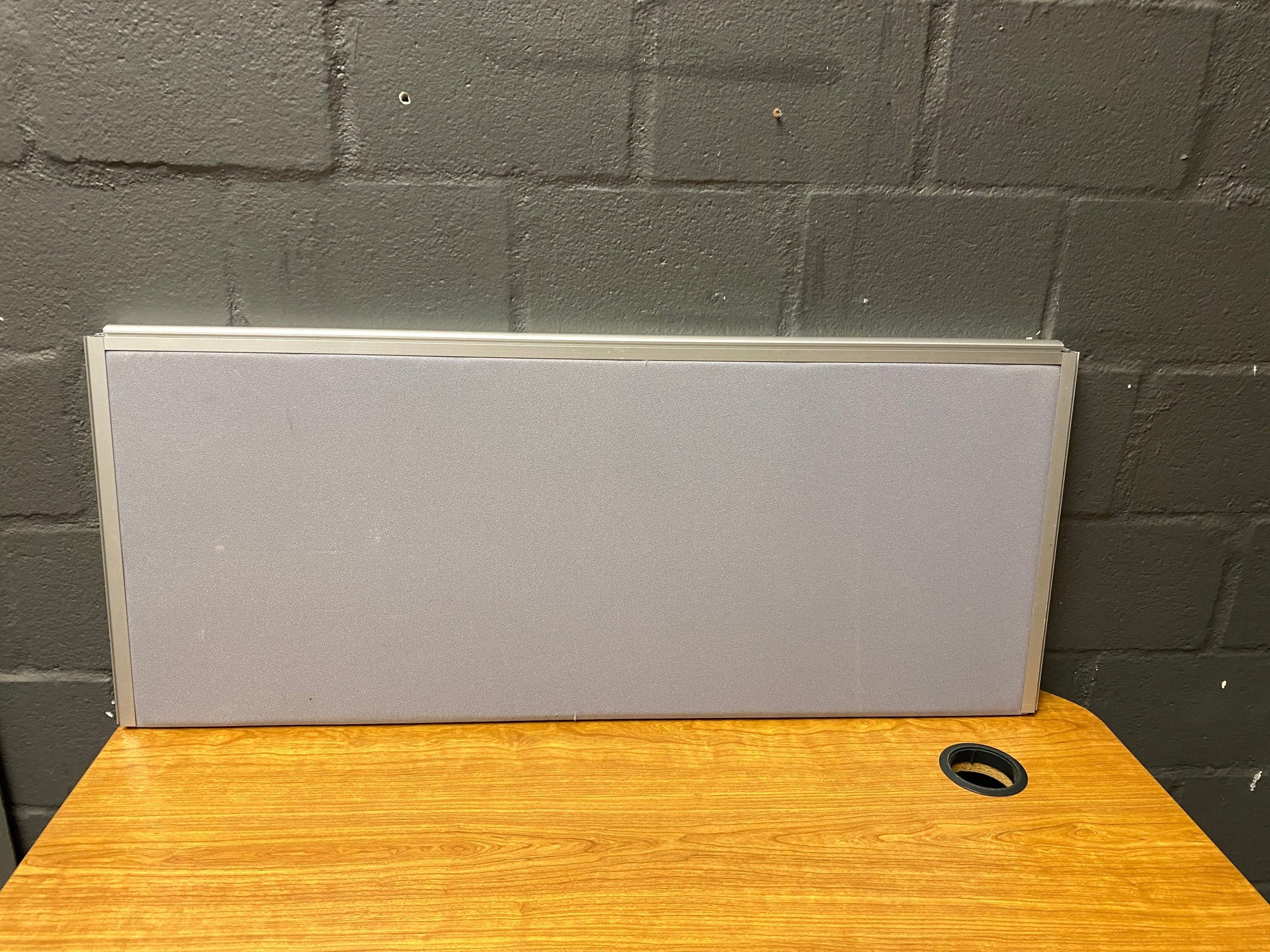 Grey Desk Divider 111cm by 47cm
