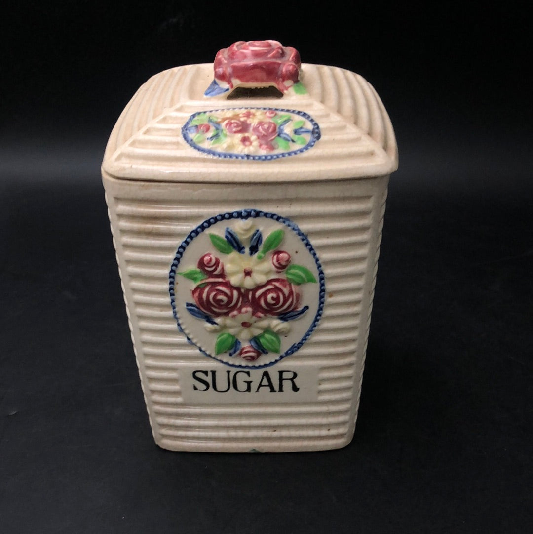 Ceramic Floral Storage container