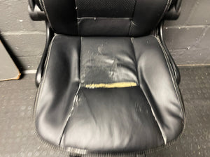 Black Gaming Chair (Seat Tear)