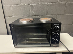 Microstar Two Plate Stove with Oven - REDUCED