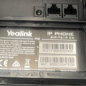 Yealink T21P E2 VOIP Phone