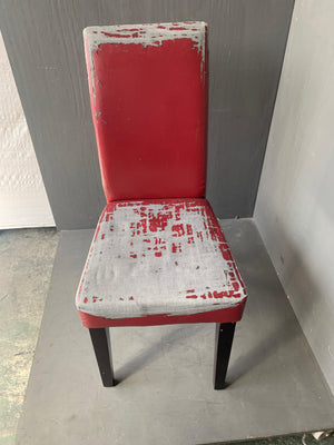 Maroon Dining Chair (needs upholstering) - PRICE DROP