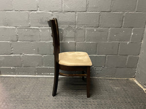 Cream Suede Dining Chair - PRICE DROP