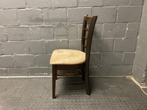 Cream Suede Dining Chair - PRICE DROP