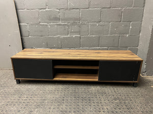 2 Door TV Stand - The doors are detached and hinges damaged- REDUCED - PRICE DROP