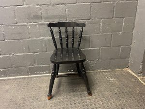 Black Wooden Dining Chair - PRICE DROP