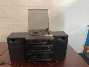 Tape Deck Radio and Record Player