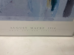 August Macke 1914 Print - no glass