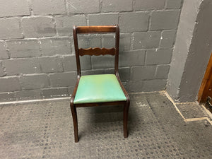 Dark Wood Study Chair - PRICE DROP