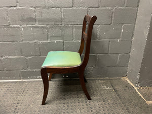 Dark Wood Study Chair - PRICE DROP
