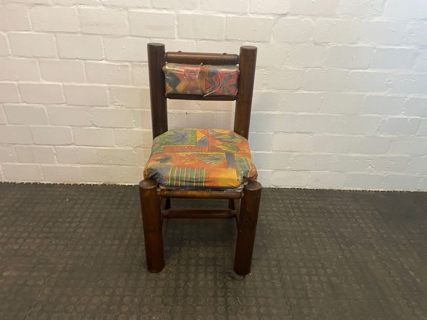 Hard Wood Chair (Damaged) - PRICE DROP
