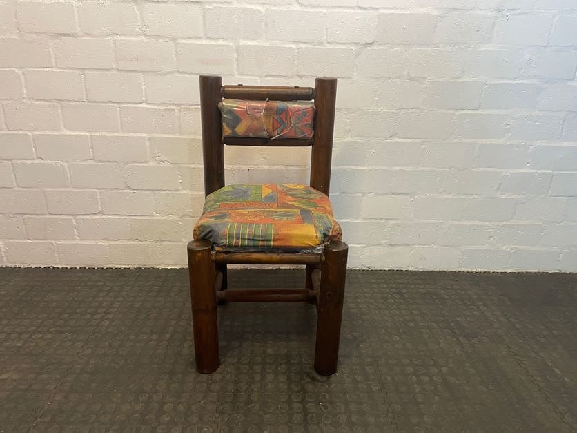 Hard Wood Chair (Damaged) - PRICE DROP