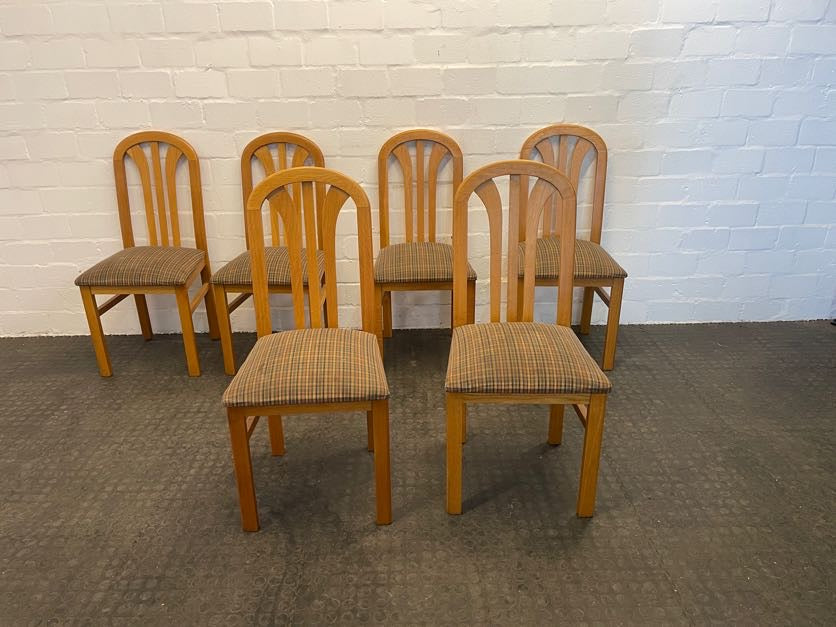 Print Oak Dining Chair - PRICE DROP