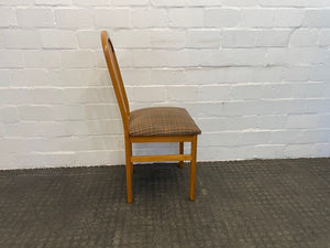 Print Oak Dining Chair - PRICE DROP