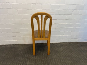 Print Oak Dining Chair - PRICE DROP