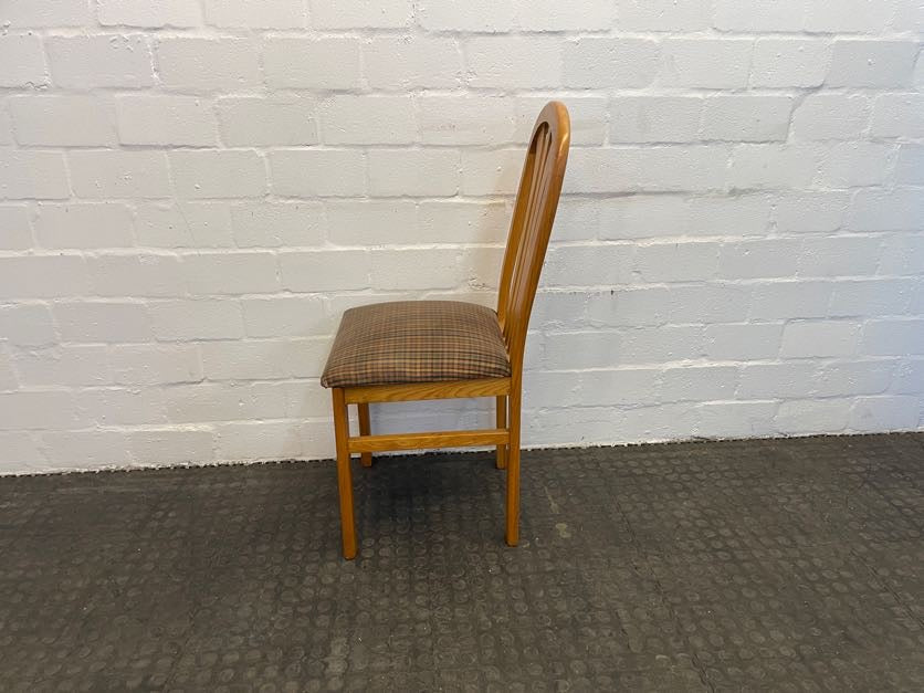 Print Oak Dining Chair - PRICE DROP