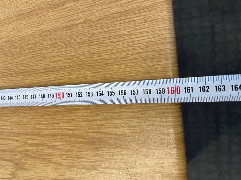 LHS Office Desk with 1 Door Cupboard