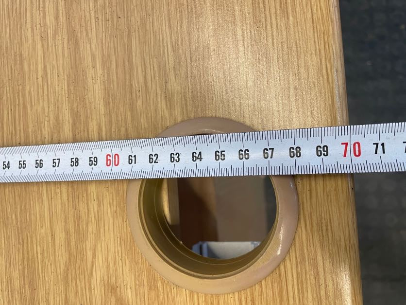 LHS Office Desk with 1 Door Cupboard