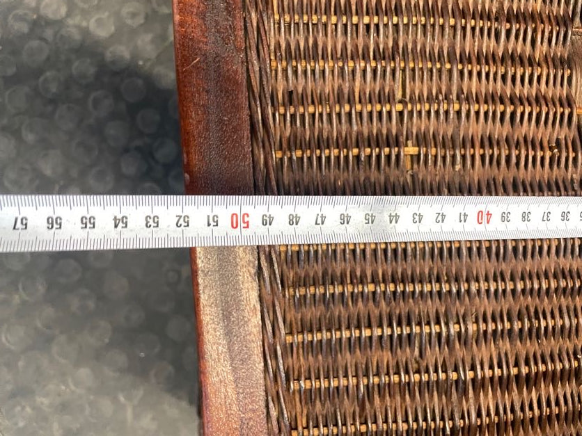 Wicker Dark Arm Chair