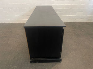 2 Door Black Tv Stand (No Glass) - PRICE DROP