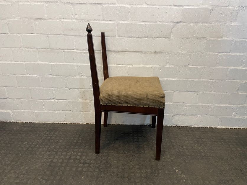 Dark Wood Dining Chair (No Back) - PRICE DROP