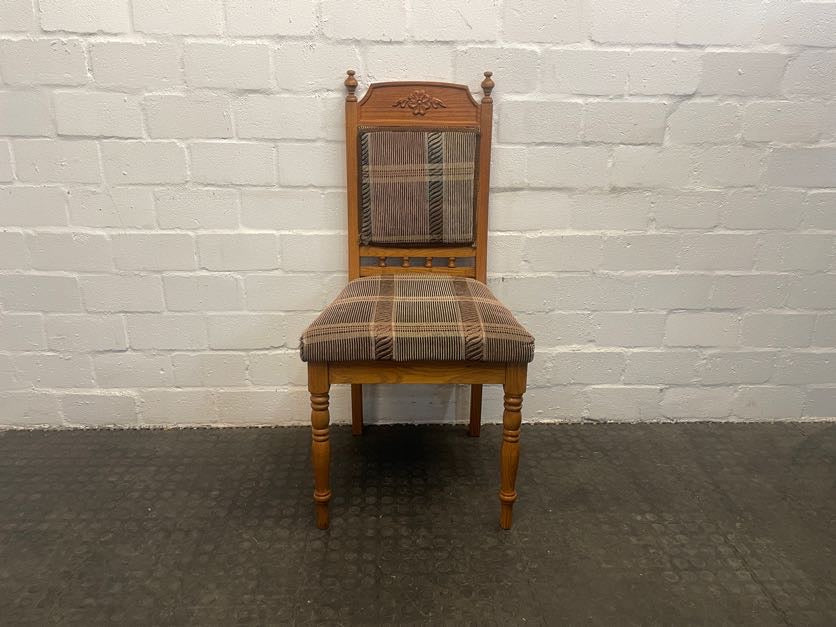 Oak Print Dining Chair - PRICE DROP - 2ndhandwarehouse.com