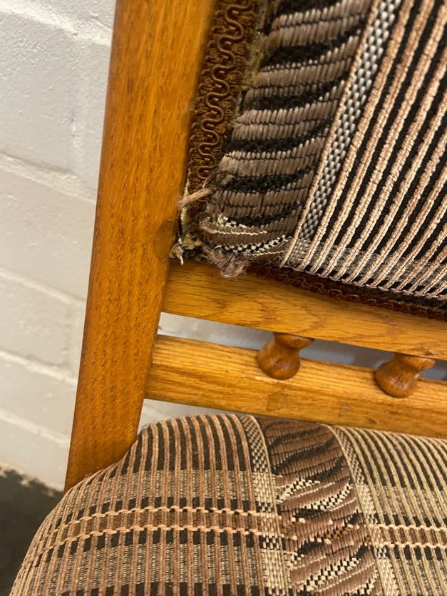 Oak Print Dining Chair - PRICE DROP - 2ndhandwarehouse.com