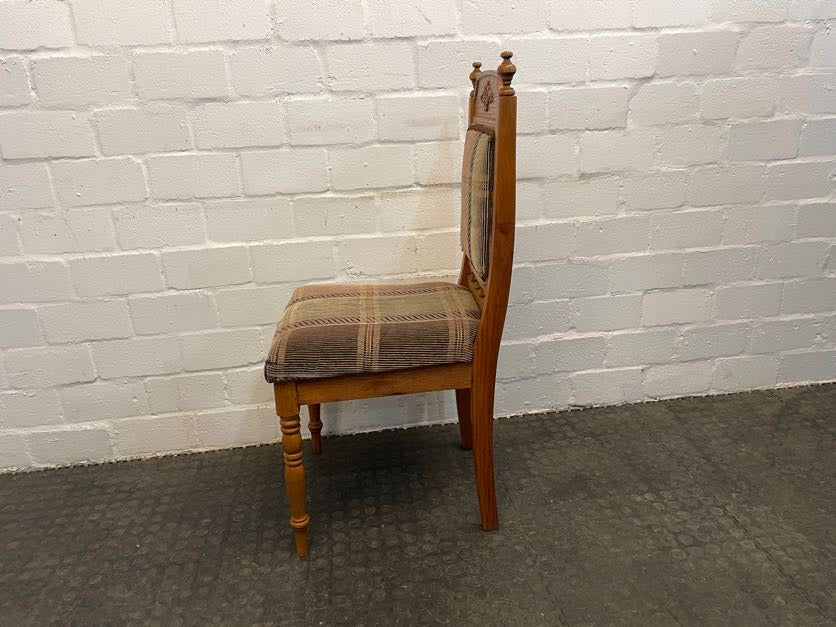 Oak Print Dining Chair - PRICE DROP - 2ndhandwarehouse.com