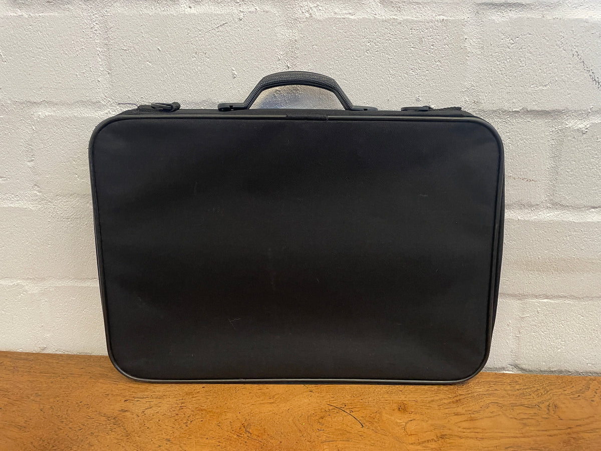 Black Portfolio Case With Ring Binder