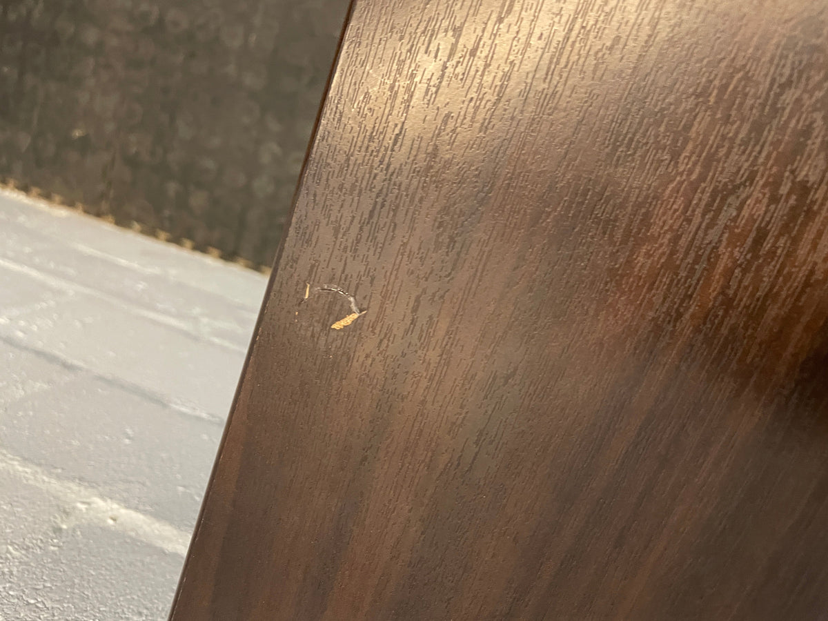 Dark 3 Drawer Pedestal (On Wheels) - PRICE DROP