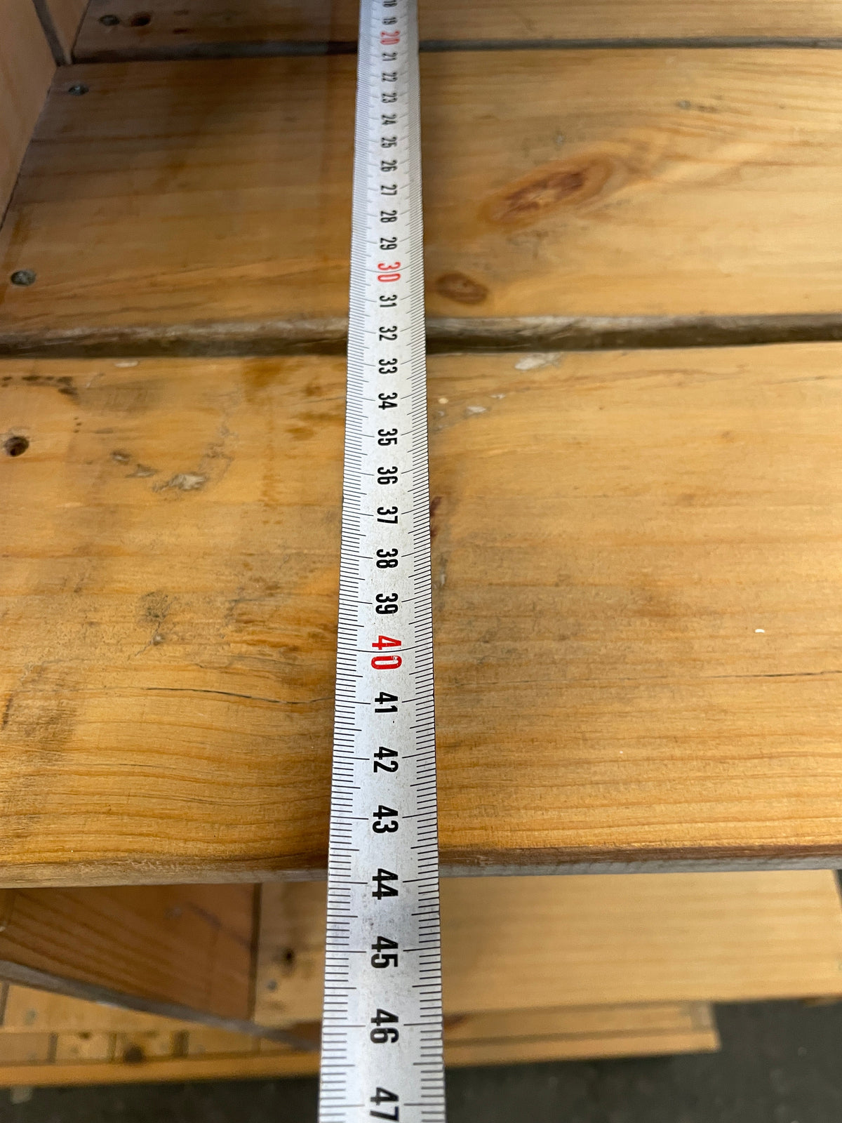 Wooden Stacking Display Cabinet On Wheels - REDUCED