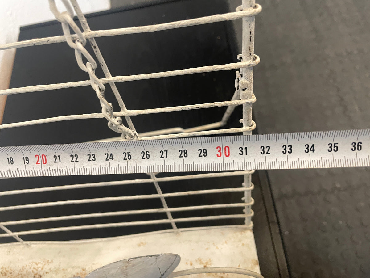 White Wire Book Stand