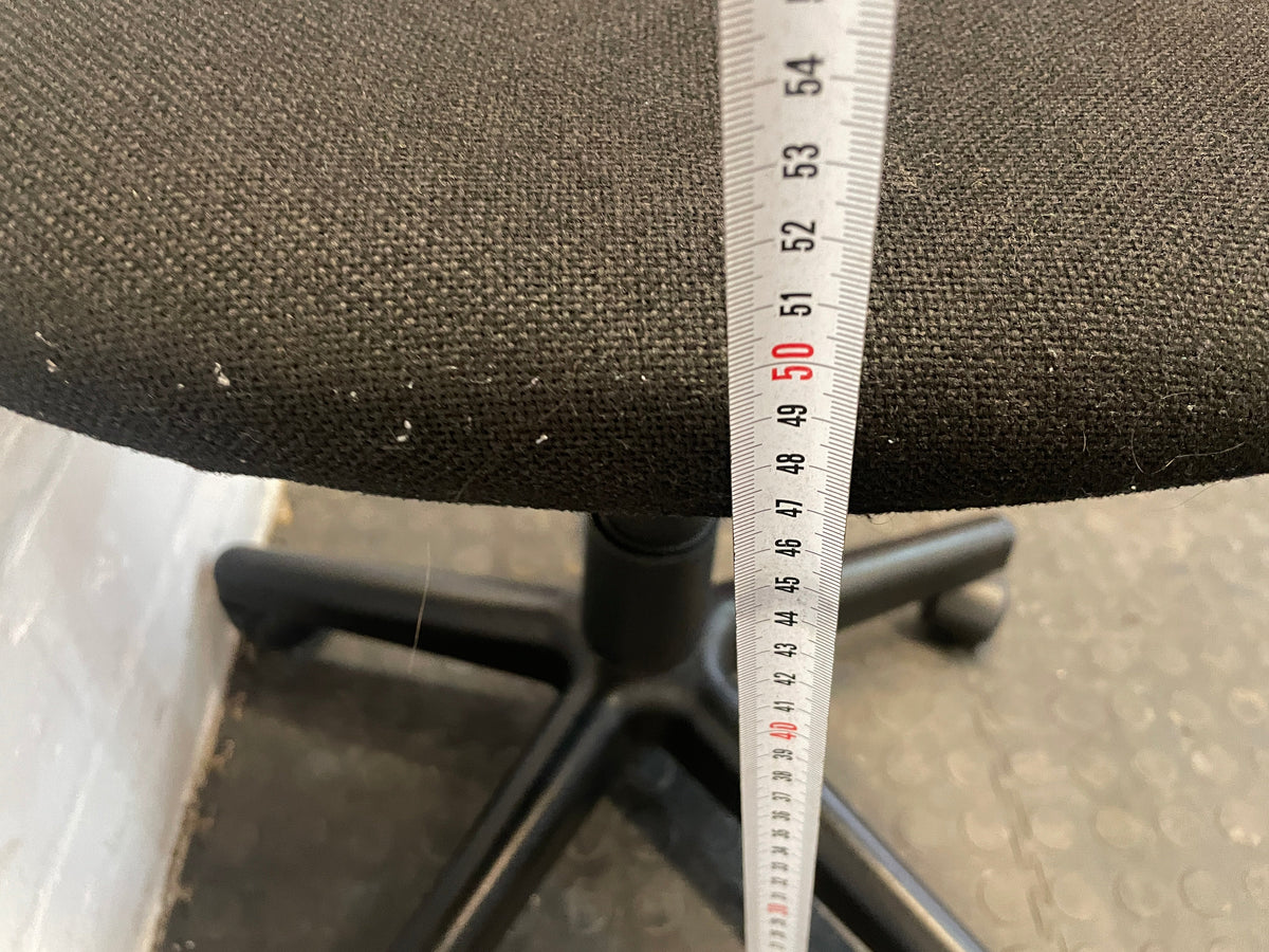 Black Typist Chair with Arm Rests