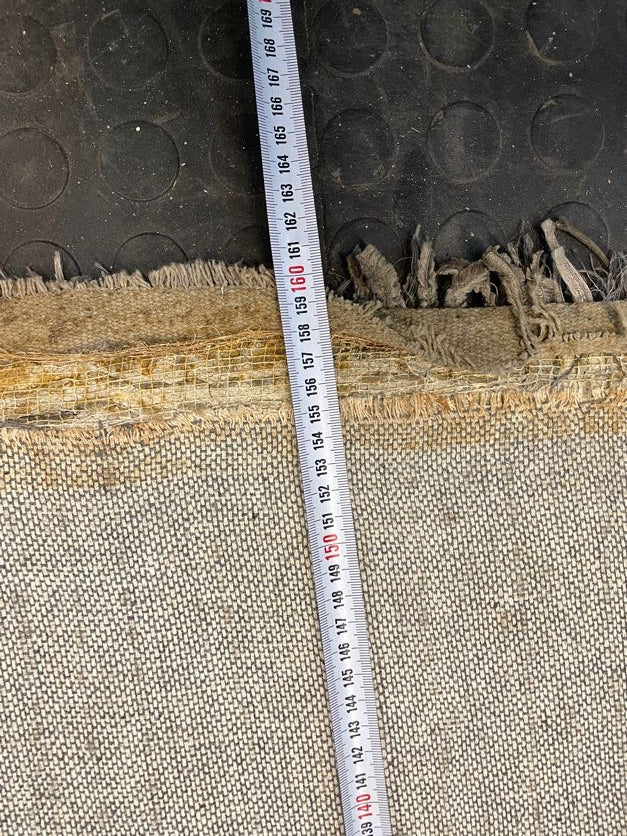 Grey & Cream Fury Rug 160 x 220 - PRICE DROP