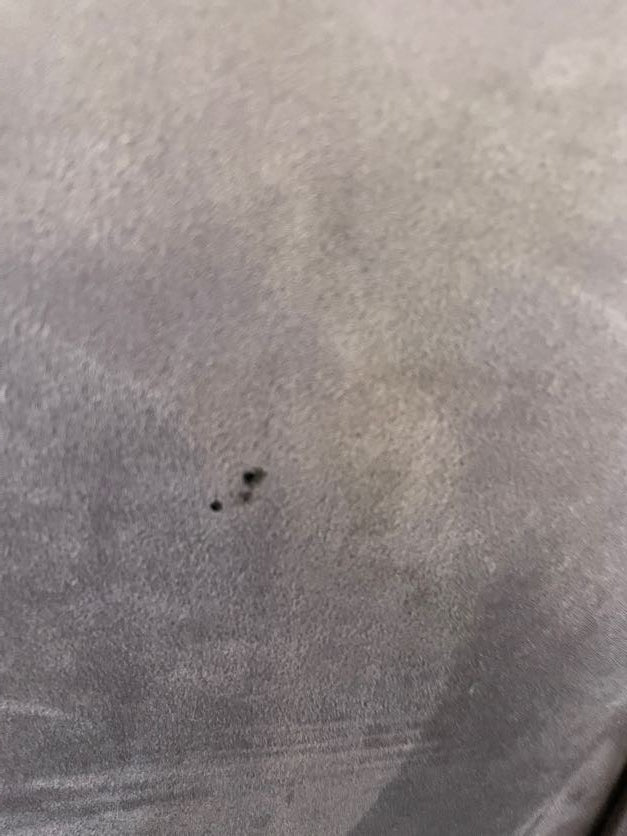 Brown Suede Double Bed Headboard