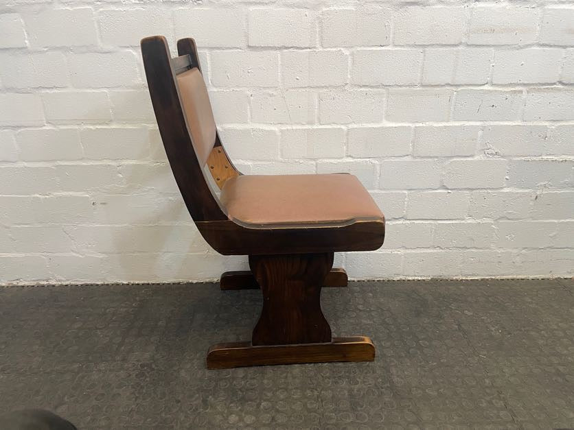 Hard Wood Brown Dining Chair - PRICE DROP - 2ndhandwarehouse.com