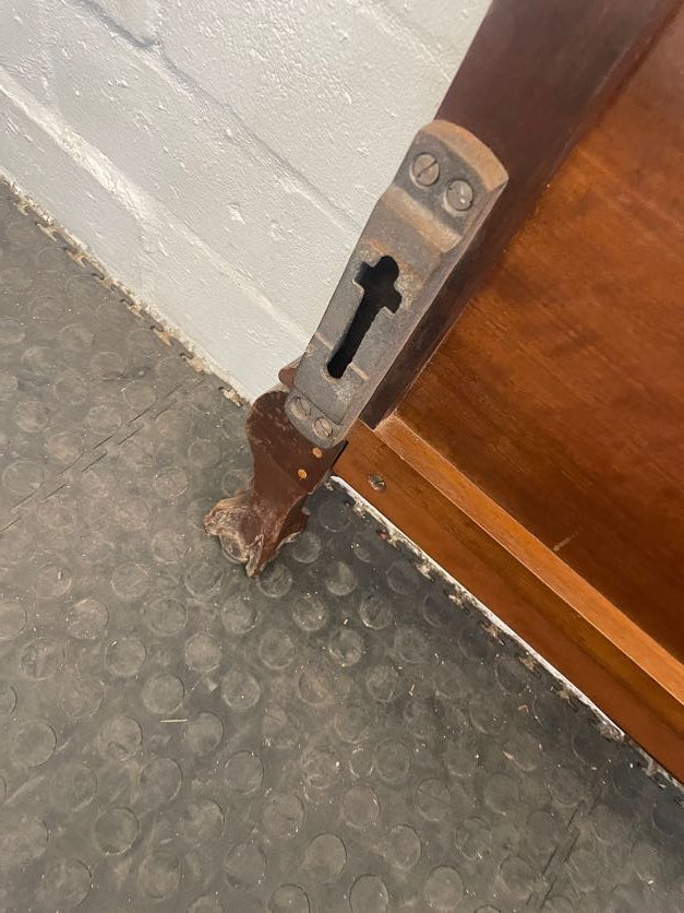 Wooden Ball & Claw Double Bed Footboard