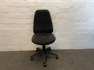 Hight Back Black Typist Chair