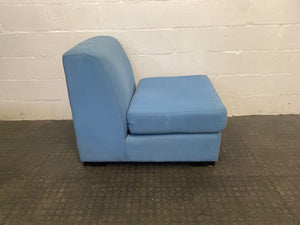Blue Single Seater Sofa
