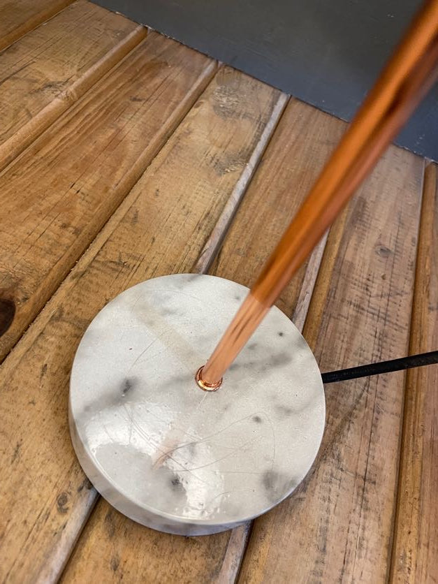 Bronze Stand Bedside Lamp