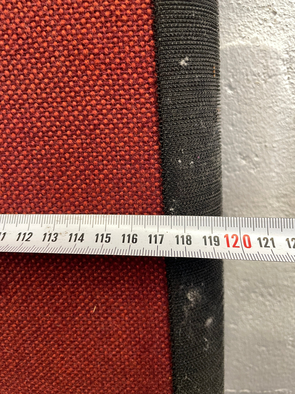 Maroon Office Divider 120cm X 180cm