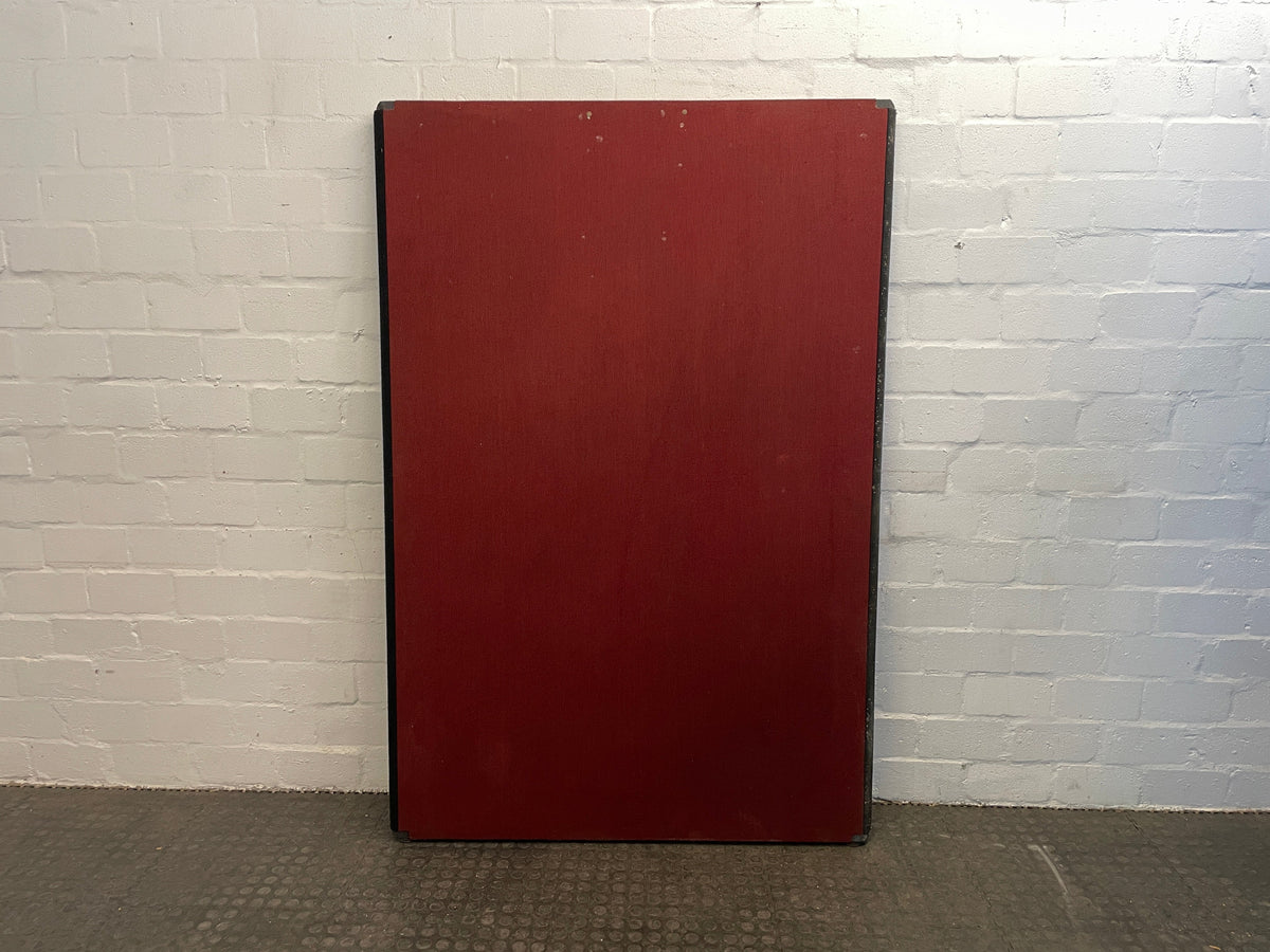 Maroon Office Divider 120cm X 180cm