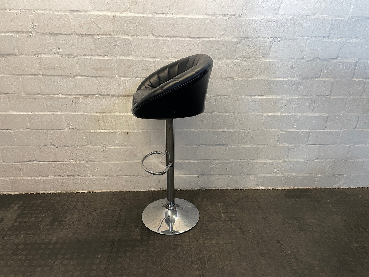 Atlantic Cape Barbara Black Bar Stool (Small Tear) - PRICE DROP