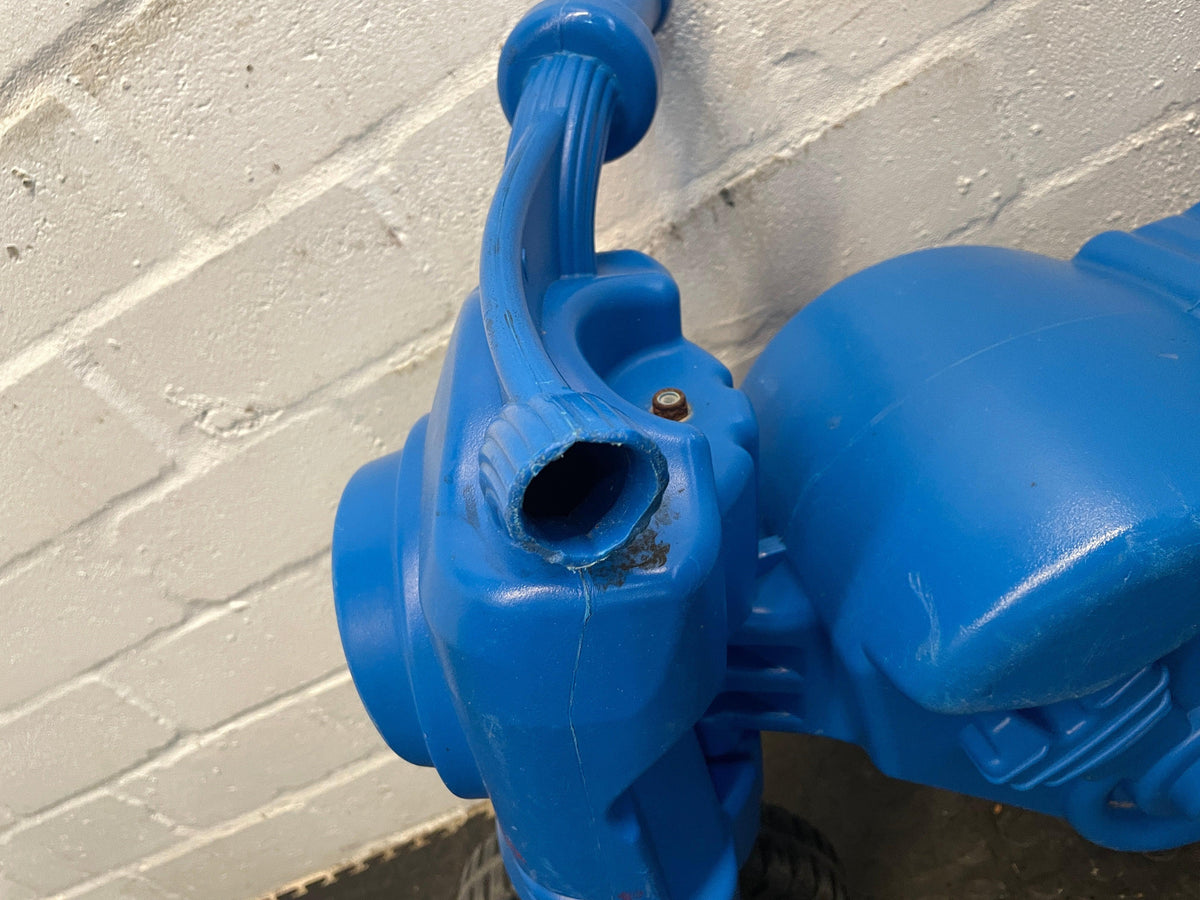 Blue Kids Plastic Motorbike (1 Arm Off)