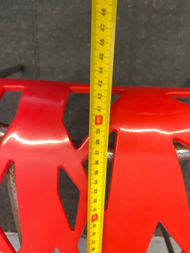 Red Leaf Cafe Chair - Square Back - PRICE DROP