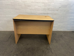 Small Light Desk With Black Lining - PRICE DROP