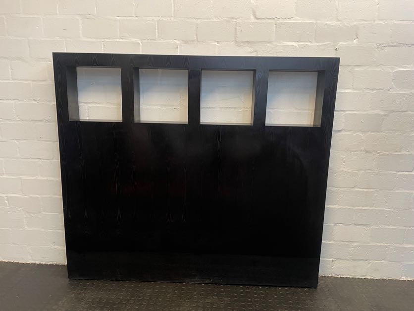 Dark Wood Queen Size Headboard