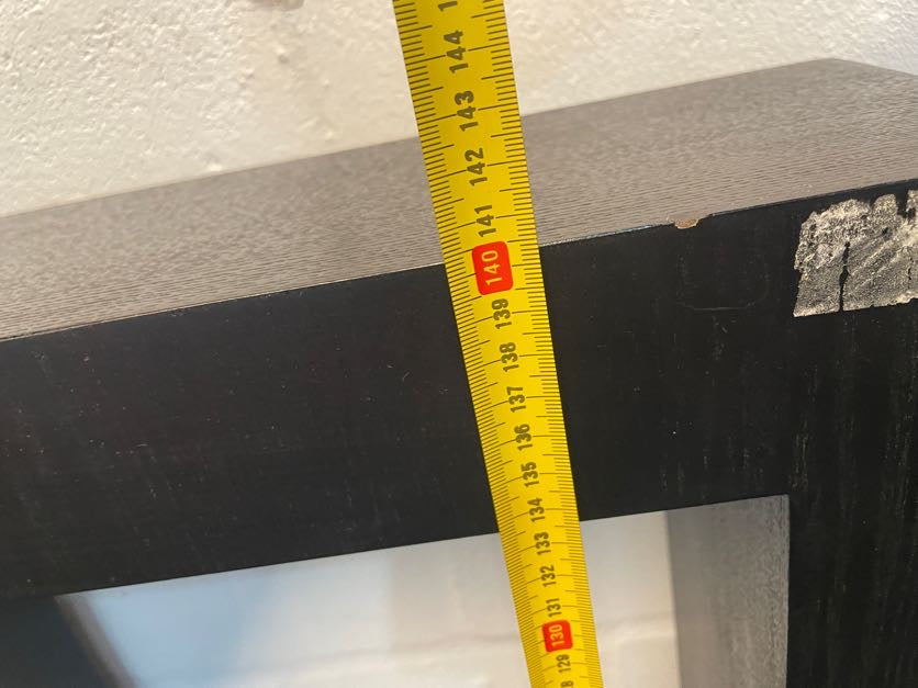 Dark Wood Queen Size Headboard